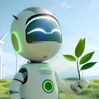 Green Robot Logo